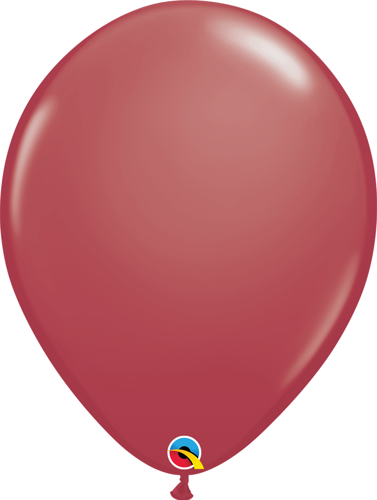 5" Qualatex Latex Balloons Cranberry (100 Per Bag)
