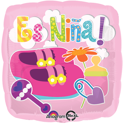 18" Es Nina Baby Icons Balloon (Spanish)