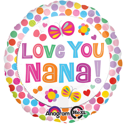18" Love You Nana Balloon