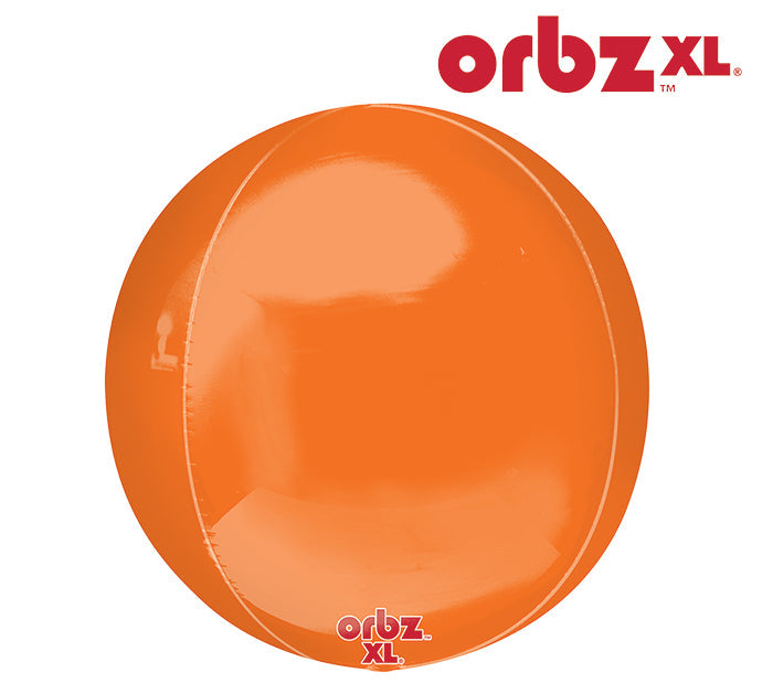 16" Orbz Orbz Orange Balloon