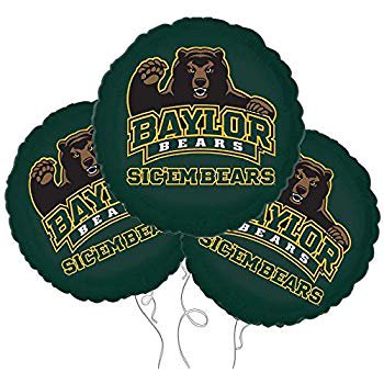 18 inch baylor bears foil balloon 32930 02