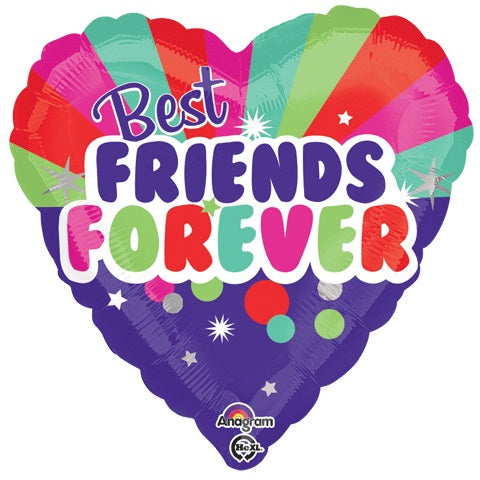 18" Best Friends Forever Balloon Packaged