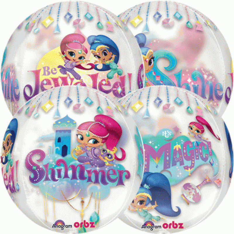 16" Packaged Orbz Shimmer and Shine Balloon (Floats)