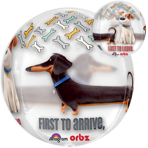 16" Orbz Jumbo Secret Life of Pets Balloon Packaged