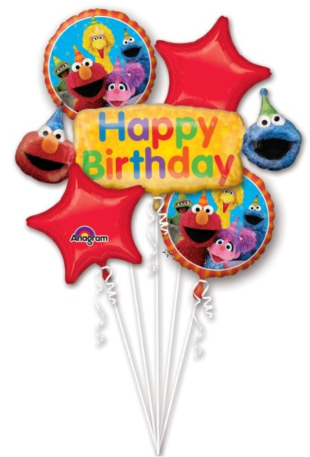 Bouquet Sesame Street Fun Balloon