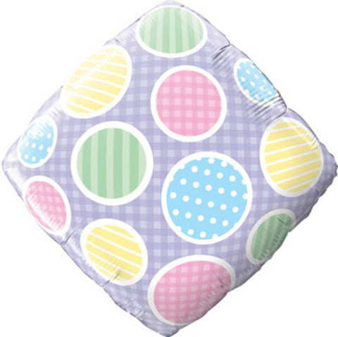 18" Polka Dots Accent Patterns Foil Balloon