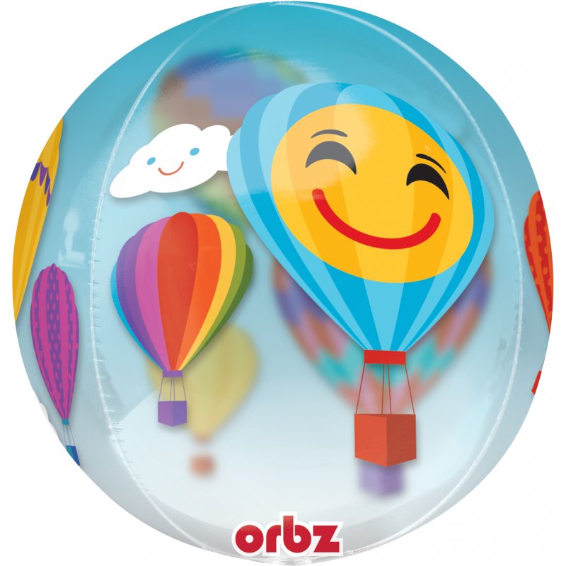 16" Orbz Jumbo Hot Air Balloons Foil Balloon