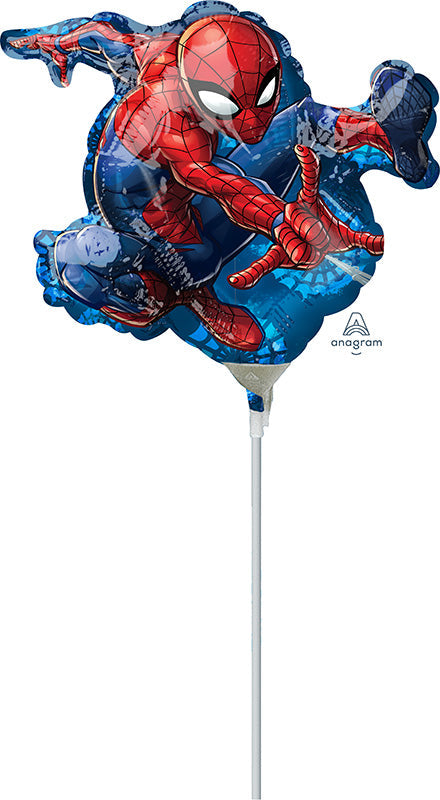 10" Airfill Only Spider-Man Balloon