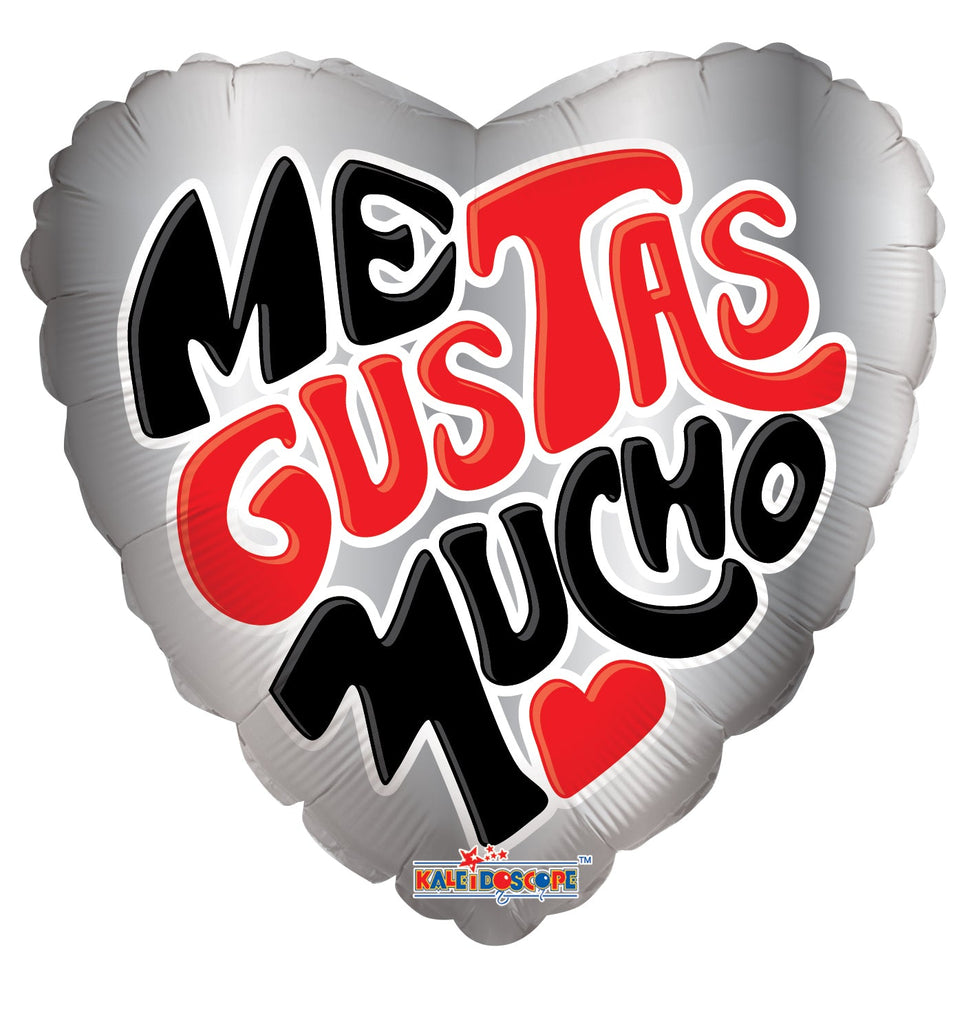 4" Airfill Only Me Gustas Mucho Balloon (Spanish)