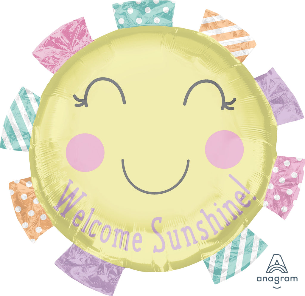 27" Jumbo Welcome Sunshine Baby Balloon