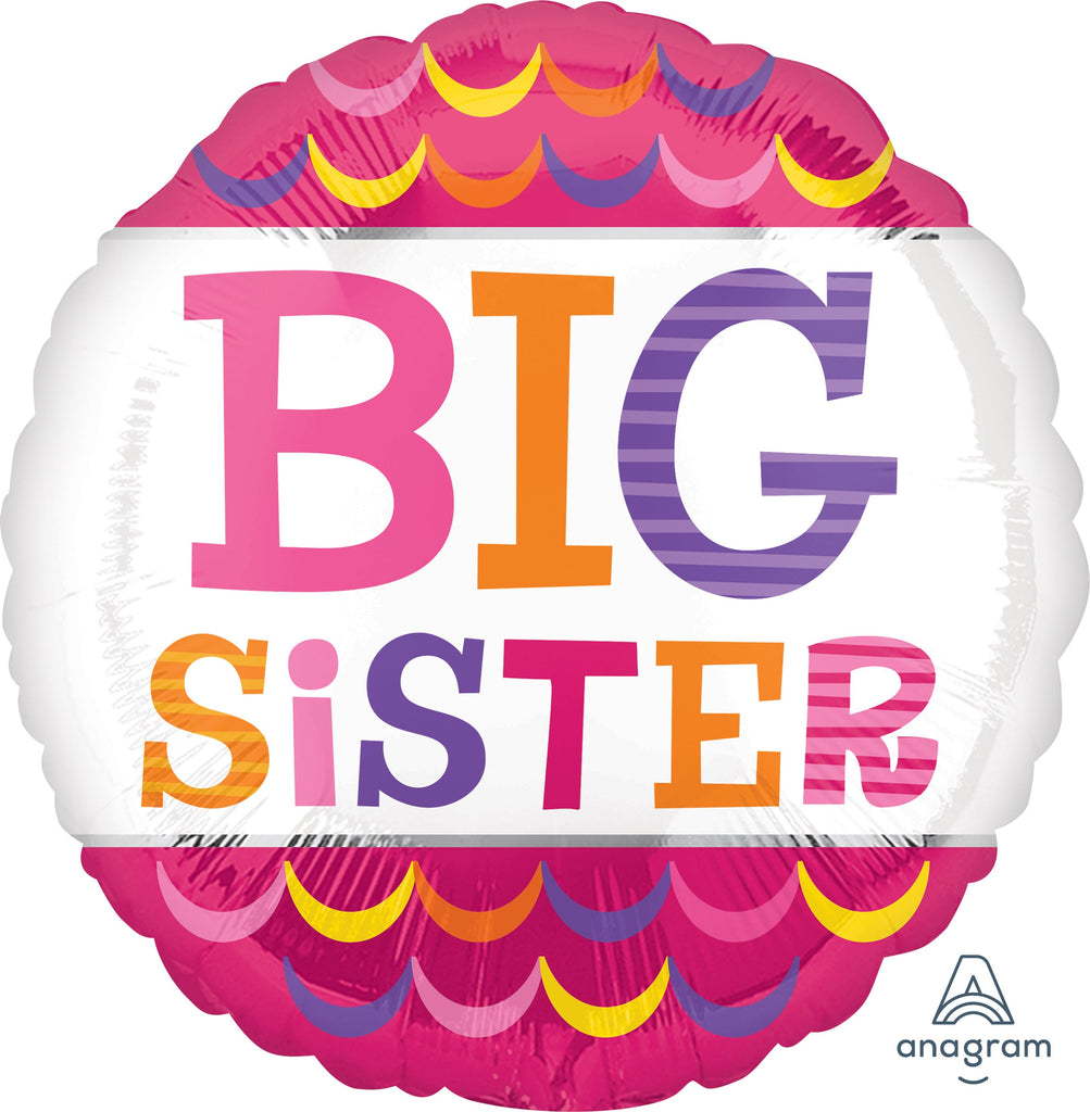 18" Big Sister Scallops Balloon