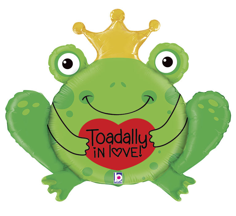 29" Multi-Sided Dimensionals Toadally in Love Balloon