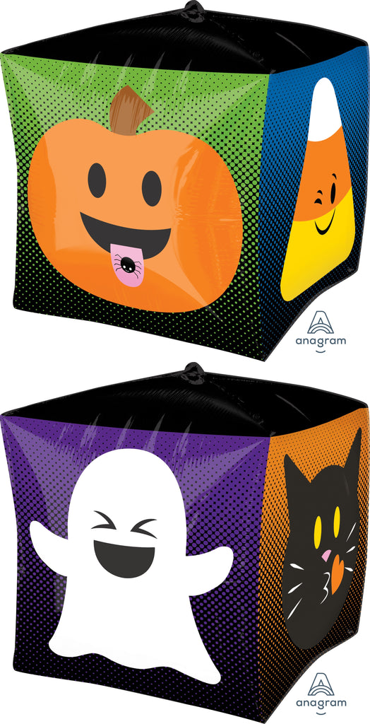 15" Ultrashape Cubez Halloween Emoticons Balloon