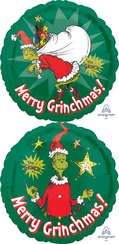 18" How The Grinch Stole Christmas Balloon
