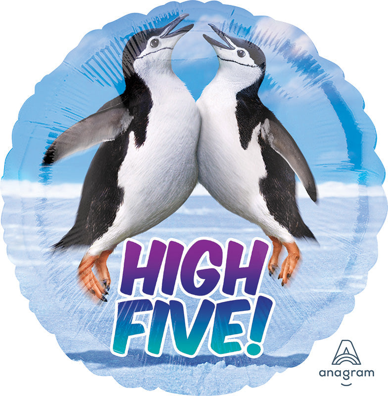 18" Avanti Penguins High Five Balloon
