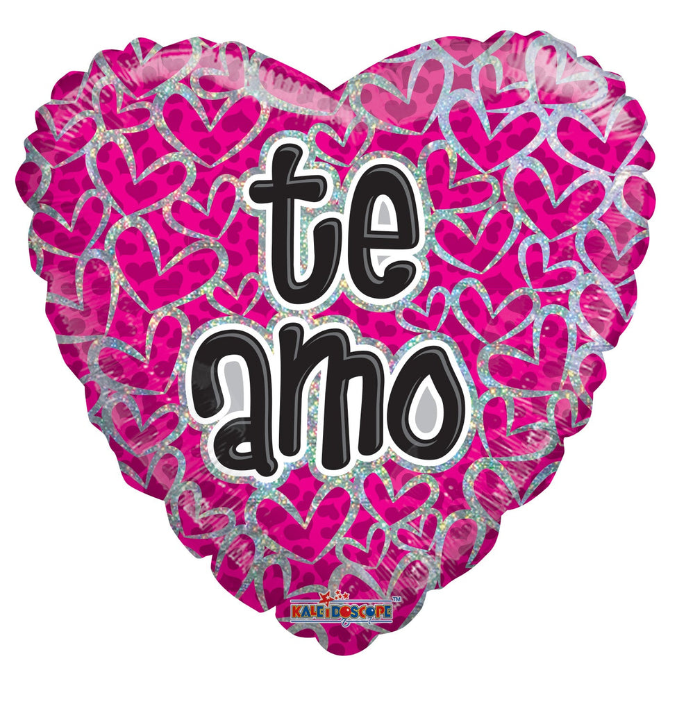 18" Te Amo Chula Holographic Balloon (Spanish)