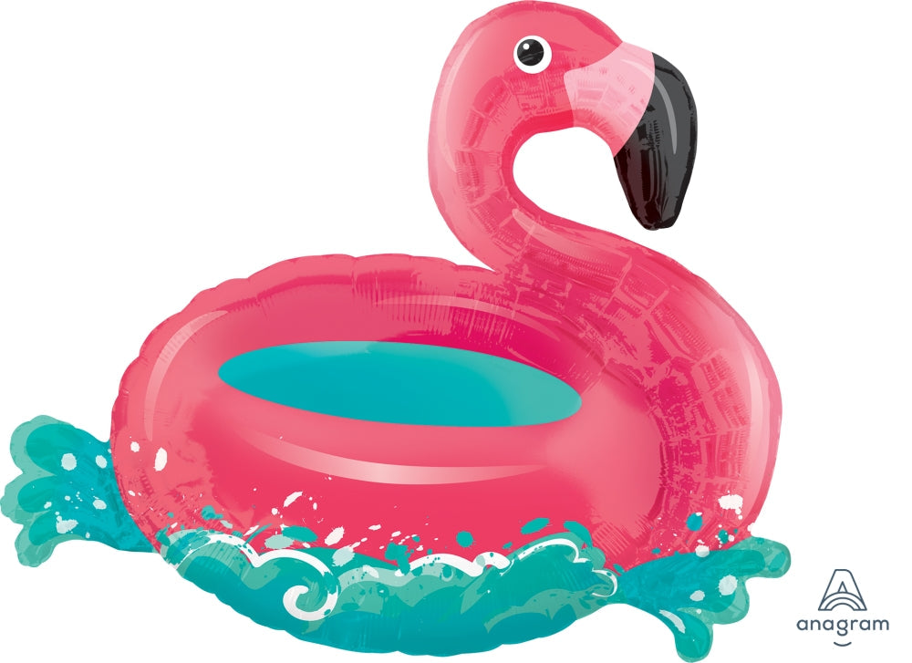 30" Floating Flamingo Beach Balloon