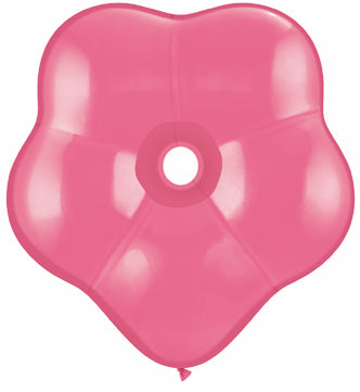 6" Geo Blossom Latex Balloons (50 Count) Rose