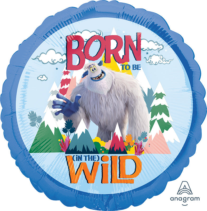 18" Small Foot Born to Be Wild Foil Balloon