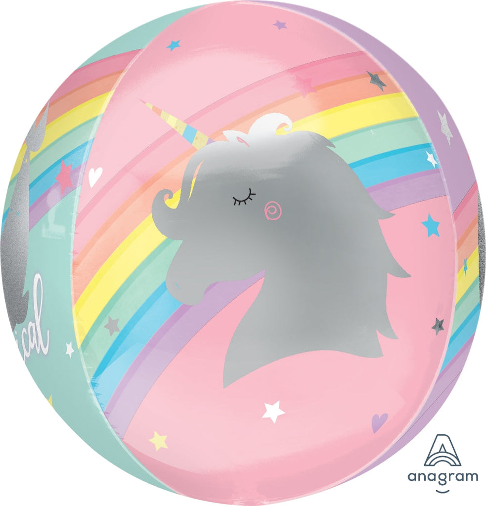 16" Orbz XL Magical Rainbow Foil Balloon