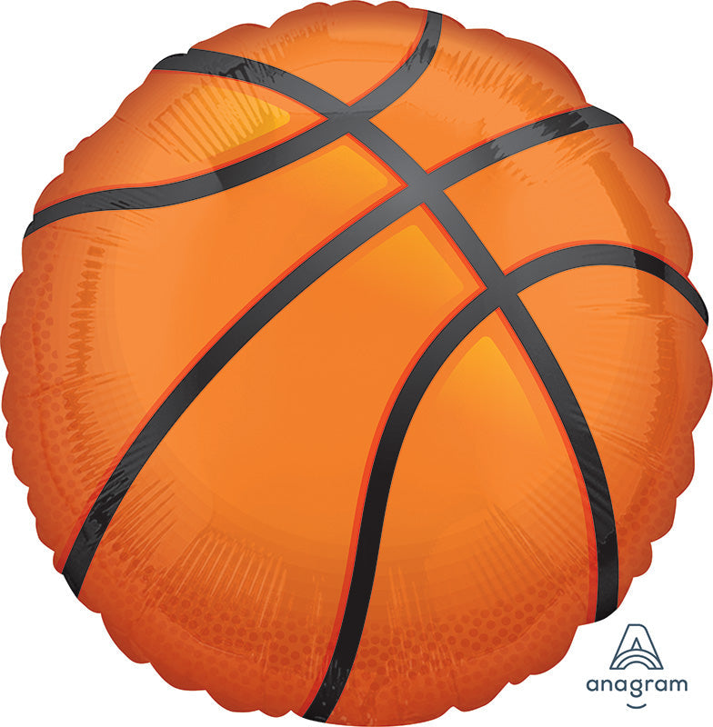 28" Jumbo Nothin' but Net Basketball Foil Balloon