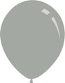 12" Metallic Silver Decomex Latex Balloons (100 Per Bag)