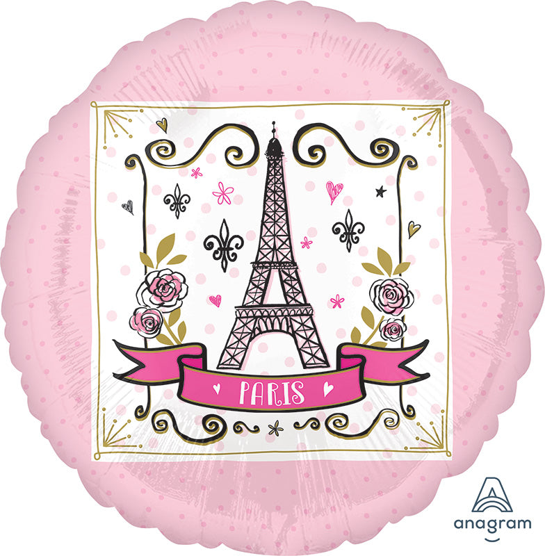 28" Oui Oui Paris Jumbo Foil Balloon