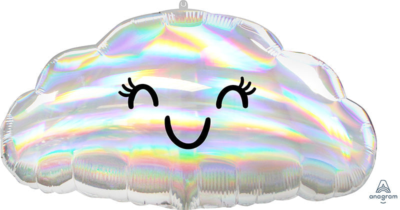 23" Iridescent Cloud Foil Balloon
