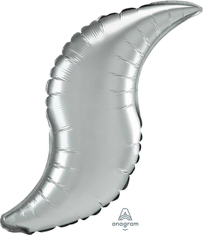 19" Airfill Only Platinum Curve Foil Balloon