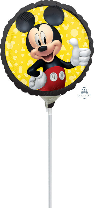 9" Airfill Only Mickey Mouse Forever Foil Balloon