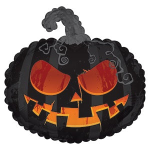 11" Airfill Only Scary Pumpkin Balloon