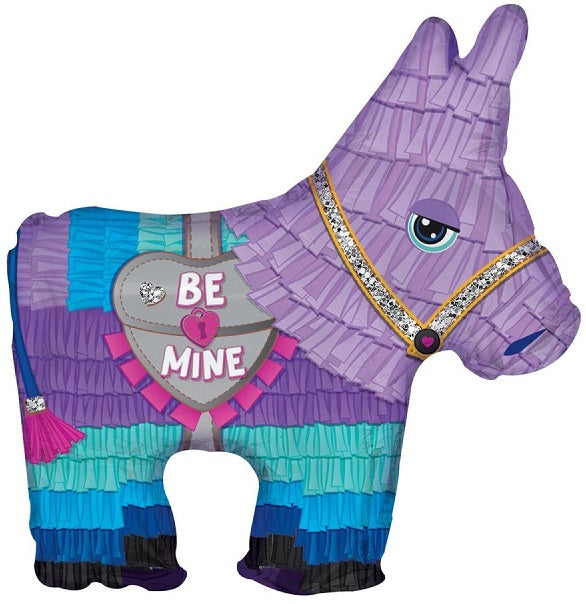 10" Airfill Only Be Mine Pinata Foil Balloon