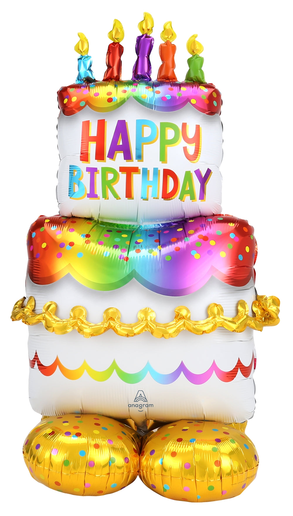 Globo inflable de aluminio para pastel de cumpleaños para el consumido –  Bargain Balloons