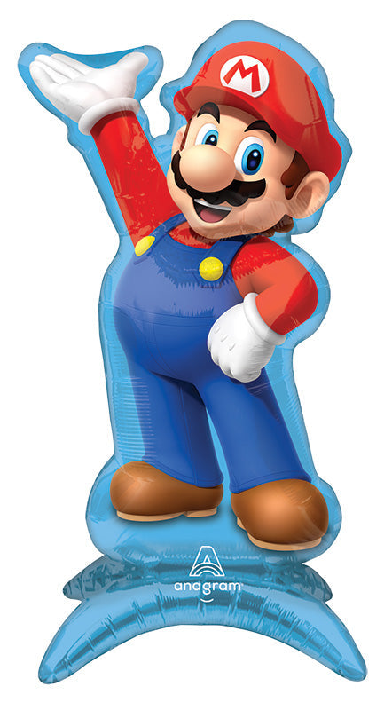 23" Airfill Only Mario Brothers Consumer Inflatable Foil Balloon