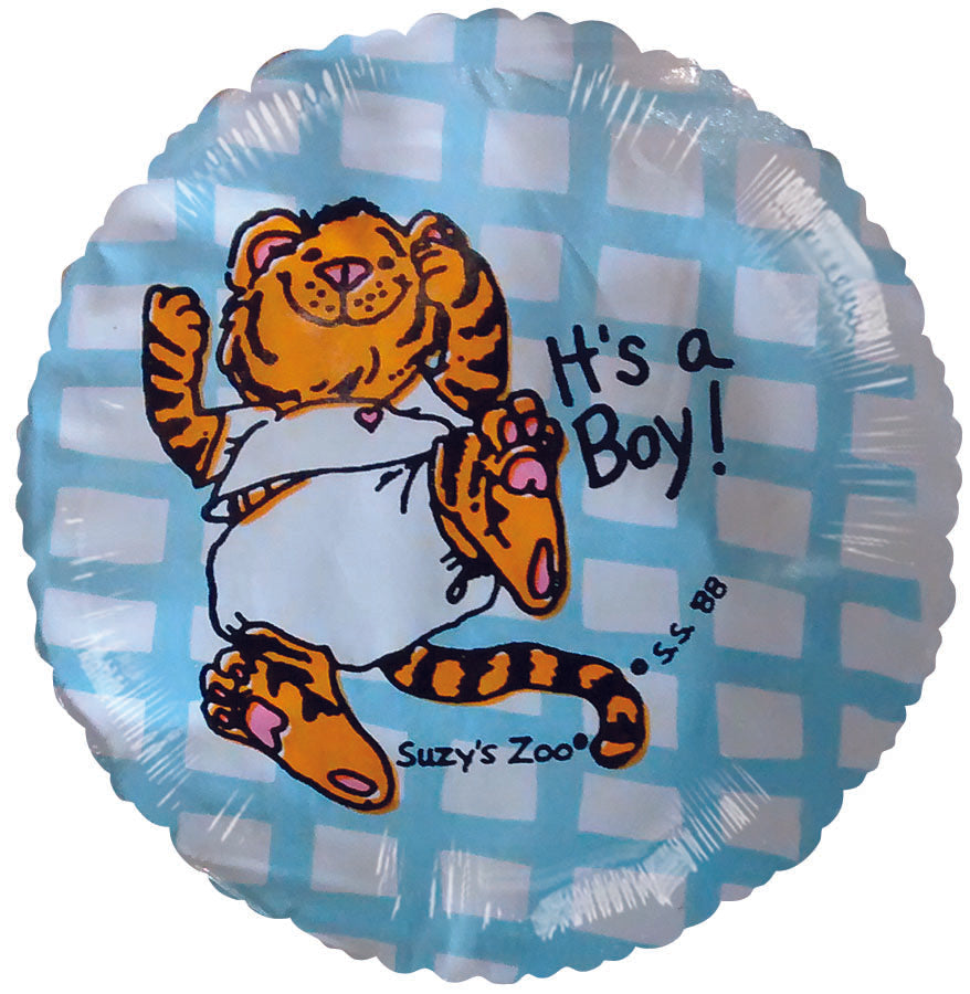 2" Airfill Only Suzy Zoo It's a Boy Balloons