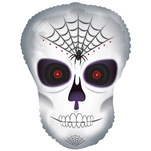 20" Halloween Spider Skull Dude balloon