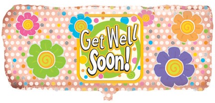 38" Jumbo Band-Aid Get Well Balloon Packaged