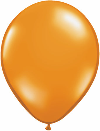 5" Qualatex Latex Balloons Mandarin Jewel ORANGE (100 Per Bag)