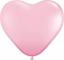 6" Heart Latex Balloons (100 Count) Pink