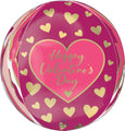 16" Orbz Happy Valentine's Day Abstract Marble Foil Balloon