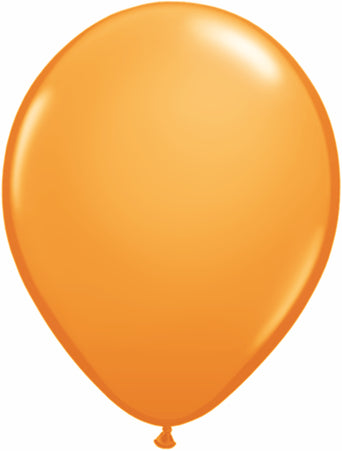 11" Qualatex Latex Balloons ORANGE (100 Per Bag)