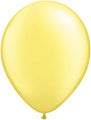 11" Qualatex Latex Balloons Pearl LEMON CHIFFON (100 Per Bag)