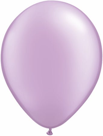 11" Qualatex Latex Balloons Pearl LAVENDER (100 Per Bag)