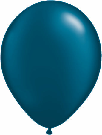 11" Qualatex Latex Balloons (25 Per Bag) Pearl Midnight Blue