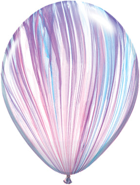 11" Latex Balloons Qualatex Fashion Agate (100 Count)