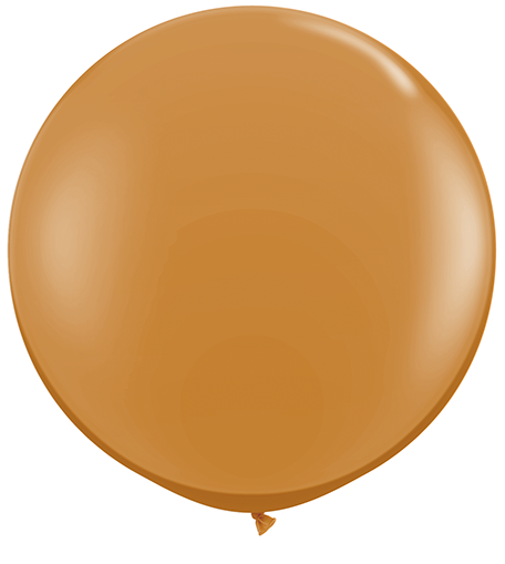 36" Mocha Brown (2 Per Bag) Qualatex Latex Balloons Plain Latex