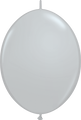 6" Quicklink Gray (50 Count) Qualatex Balloons