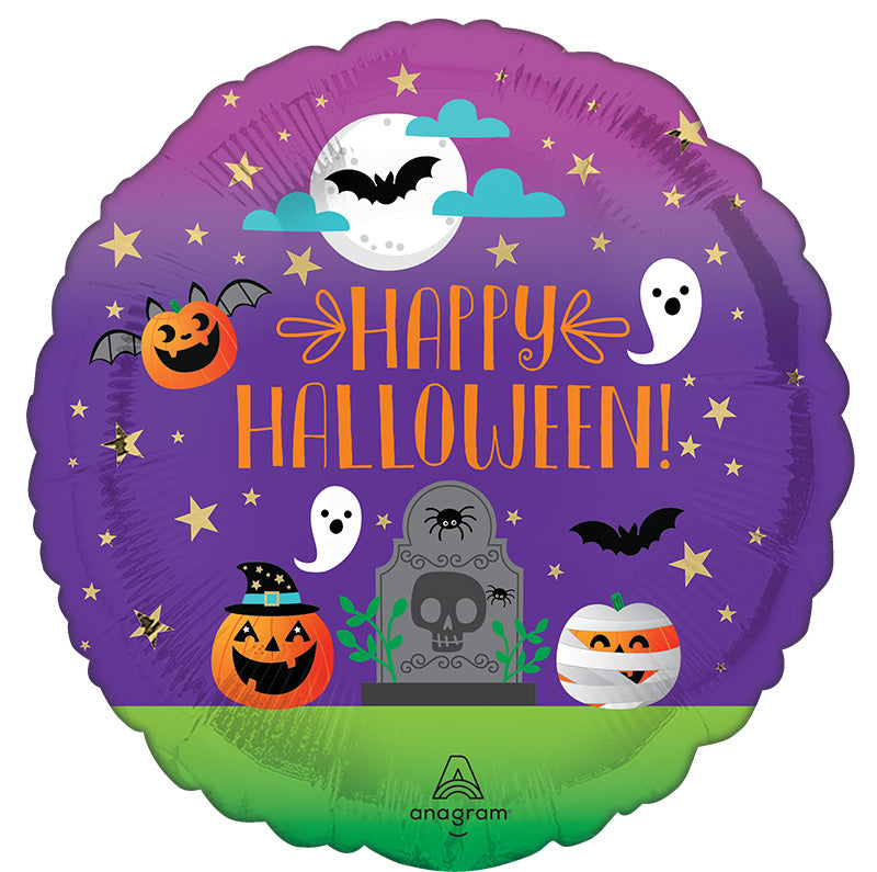 18" Fun & Spooky Halloween Foil Balloon