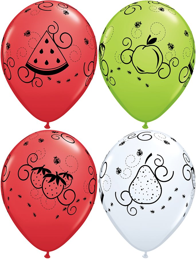 11" Special Assorted (50 Count) Outdoor Picnic Latex Balloons