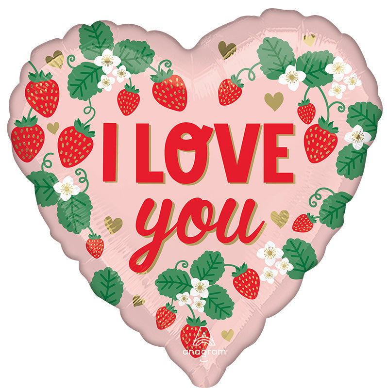 18" Love You Berry Much Foil Balloon